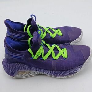Under Armour Mens Curry 6 Basketball Shoes Purple 3022893-500 Low‎ Top 8.5M
